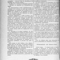 4125 - Page 5088 - Ministère de la Santé Publique. Proposition de résolution relative à l’extension du ministère de la Santé publique, présentée par M. Georges Faugère, sénateur. Exposé des motifs / Proposition dé résolution