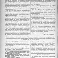 4149 - Page 5112 - Assurances sociales. Convention-type entre les caisses d’assurances sociales et la commission administrative des hôpitaux publics autres que ceux de l’assistance publique de Paris / Arrêté du 13 juin 1930 fixant le modèle de l'attestation comportant décharge pour les employeurs de l'accomplissement de la formalité de la déclaration des salariés assujettis à la loi sur les assurances sociales, (V. Journal. Off. du 14 juin 1930.)