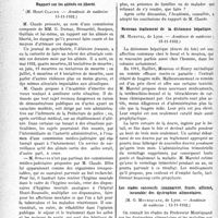 0033 - Page 32 - Partie scientifique. L’actualité scientifique. Les Sociétés Savantes. Paris. Rapport sur les aliénés en liberté, (Académie de médecine 15-11-1932) / Nouveau traitement de la distomose hépatique, (Académie de médecine ; 15-11-1932) / Les stades successifs (inapparent, fruste, affirmé, incurable) des dystrophies alimentaires, (Académie de médecine ; 15-11-1932)