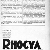 0074 - Page VII-73 - Dernières nouvelles. Mutualité familiale du Corps médical français / Académie de médecine / Académie de médecine / Société de chirurgie / Banquet du « Nord Médical »