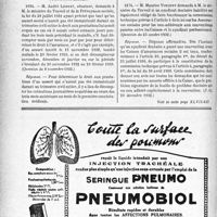 0081 - Page 80-XIV - A travers l’officiel. Sanatoriums publics / Réponses des ministres aux questions des Parlementaires. Décompte des cotisations ouvrant le droit à l’assurance-maladie / Constitution de la Commission technique pour la prothèse dentaire
