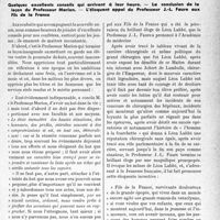 0082 - Page 81 - Propos du jour. Quelques excellents conseils qui arrivent à leur heure. — La conclusion de la leçon du Professeur Marion. — L’éloquent appel du Professeur J. -L. Faure aux Fils de la France [J. Noir]