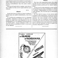 0127 - Page 126-LVI - Correspondance. Questions médico-militaires. Avancement. Légion d’honneur / Droit aux décorations de guerre / Appendicite survenue chez un tuberculeux pensionné de guerre