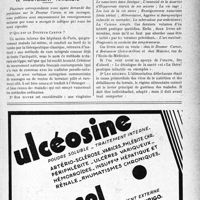 0140 - Page XIII-139 - A travers l’officiel. Réponses des Ministres aux questions des Parlementaires. Conditions du droit d’un accidenté du travail aux prestations de l’assurance-maladie / Le mouvement naturiste