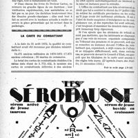 0141 - Page 140-XIV - A travers l’officiel. Le mouvement naturiste / La carte du combattant