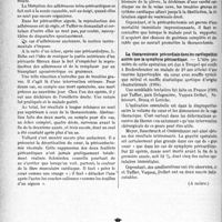 0163 - Page 162 - Partie scientifique. L’actualité scientifique. Les Congrès. XLI° congrès de l'association française de chirurgie, (suite). La chirurgie des péricardites chroniques / La thoracectomie précordiale dans les cardiopathies autres que la symphyse péricardique.