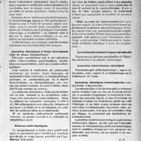 0220 - Page 219 - Partie scientifique. Travaux originaux. La clinique gynécologique au goût du jour. Pour le traitement médical des salpingites, d’après le Docteur Henri Vignes. Quelques formes particulières de salpingites. Annexites chroniques blennorrhagiques / Annexites chroniques à forme névralgique / 0varites scléro-kystiques / Annexites chroniques puerpérales / Annexites chroniques d’origine intestinale / Annexites tuberculeuses chroniques / Annexites chroniques hémorragiques / La fièvre ganglionnaire de l’enfance [Dr Huet]
