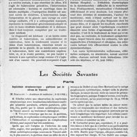 0228 - Page 227 - Partie scientifique. L’actualité scientifique. La Presse. Tuberculose du sein [(Gazette des Hôpitaux, 22 octobre 1932)] / Les jeunes filles dysménorrhéiques [(Gazette des hôpitaux, n° 45, juin 1932)] / Les Sociétés Savantes. Paris. Septicémie streptococcique : guérison par le sérum de Vincent, (Académie de médecine ; 6-12-1932) / Sur le traitement du cancer du sein, (Société de chirurgie ; 26-10-1932)