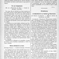 0229 - Page 228 - Partie scientifique. L’actualité scientifique. Les Sociétés Savantes. Paris. Sur le traitement du cancer du sein, (Société de chirurgie ; 26-10-1932) / Un cas d’empalement, (Société de chirurgie ; 19-10-32) / Hernie périnéale de la vessie, (Société de chirurgie ; 19-10-32) / Strasbourg. L’irréductibilité de la réaction de Wassermann, (Réunion dermat. de Strasbourg ; 8-5-1932)