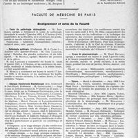0250 - Page 249 - Partie professionnelle, Hygiène, Assistance, Mutualité, Intérêts corporatifs, Variétés. Travaux originaux. Autour des théâtres. Au Théâtre de l’Oeuvre. Une Vilaine Femme, Trois actes de Stève Passeur / Faculté de médecine de Paris. Enseignement et actes de la Faculté