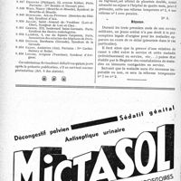 0255 - Page 254-LVI - A travers l’officiel. Ligue médicale de défense individuelle, (Sou médical) / Correspondance. Questions médico-militaires. Point de départ de la présomption légale d’origine d’une maladie