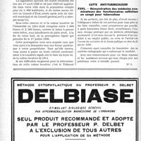 0259 - Page 258-LX - Correspondance. Baux et locations. Durée de la prorogation / Lutte antituberculeuse. Rémunération des médecins examinateurs des fonctionnaires sollicitant un congé pour tuberculose