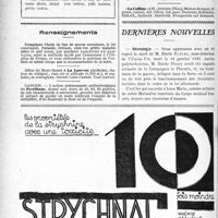 0269 - Page 268-VI - Demandes et offres / Renseignements / Dernières nouvelles. Nécrologie [M. Emile Fleury, Docteur Charles Simon]