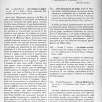 0310 - Page 309 - Partie professionnelle, Hygiène, Assistance, Mutualité, Intérêts corporatifs, Variétés. Travaux originaux. La page sans médecine