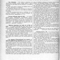 0313 - Page 312 - Partie professionnelle, Hygiène, Assistance, Mutualité, Intérêts corporatifs, Variétés. Reportage professionnel. Nouvelles et Informations, (Voir les Dernières Nouvelles en tête des « Demi-Colonnes »). Prix Alvarenga / Journaux médicales belges de 1933 / Médecins inspecteurs des écoles de la Ville de Paris / Les appareils d’électrothérapie d’un médecin gênaient les auditions d’un négociant en T. S. F / Chemins de fer P. L. M
