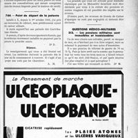0324 - Page LVII-323 - Correspondance. Fiscalité. Patente d’un médecin directeur de maison de santé / Point de départ de la patente / La pension allouée par la Mutualité familiale et les intérêts servis par la Caisse d’épargne doivent être déclarés / Questions médico-militaires. Les pensions militaires sont incessibles et insaisissables
