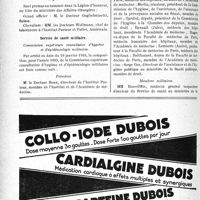 0333 - Page 332-X - A travers l’officiel. Service de santé militaire / Légion d’honneur / Service de santé militaire