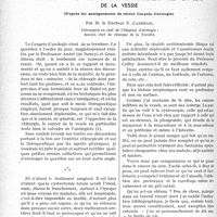 0343 - Page 342 - Partie scientifique. Travaux originaux. Consultations dermatologiques. La glossite médiane losangique, par Louis Bory / Comment il faut comprendre le traitement des cancers de la vessie, (D’après les enseignements du récent Congrès d’urologie), par M. le Docteur F. Cathelin