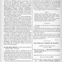 0355 - Page 354 - Partie scientifique. L’actualité scientifique. Les Livres. Précis de cancérologie, par J. Ducuing, Masson et Cie, éditeurs / Le petit jardin (Hortulus), par de Walahfrid Strabus Docteur Henri Leclerc / Les livres qui viennent de paraître...