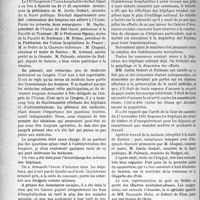 0377 - Page 376 - Partie professionnelle, Hygiène, Assistance, Mutualité, Intérêts corporatifs, Variétés. Comptes rendus, documents, pièces officielles…. Union hospitalière du sud-ouest
