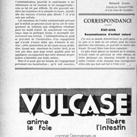 0385 - Page 384-LVIII - A travers l’officiel. L’inégibilité aux fonctions électives publiques des médecins de colonisation / Correspondance. État-civil. Reconnaissance d’enfant naturel