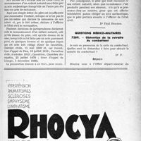 0386 - Page LIX-385 - Correspondance. État-civil. Reconnaissance d’enfant naturel / Questions médico-militaires. Obtention de la retraite du combattant
