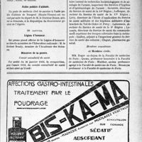 0402 - Page XI-401 - A travers l’officiel. Légion d'honneur / Asiles publics d’aliénés / Légion d’honneur / Ministère de la guerre