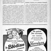0404 - Page XIII-403 - A travers l’officiel. Réponses des ministres aux questions des parlementaires. Spécialités autorisées pour les assurés sociaux / Conditions d’exercice de la profession d’herboriste