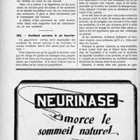 0463 - Page 462-LXVIII - Correspondance. Accidents du travail. Accident du travail survenu à un métayer / Accident survenu à un bouvier