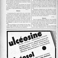 0465 - Page 464-LXX - Correspondance. Fiscalité. Rectification d’une erreur dans une déclaration de revenu / Cessation d’exercice Suppression de la patente