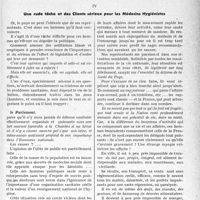 0520 - Page 519 - Partie professionnelle, Hygiène, Assistance, Mutualité, Intérêts corporatifs, Variétés. Travaux originaux. Pour une politique de défense de la santé publique, Dr Fr. Bussière, (Suite et fin). Une rude tâche et des Clients sérieux pour les Médecins Hygiénistes