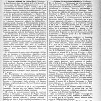 0532 - Page 531 - Partie professionnelle, Hygiène, Assistance, Mutualité, Intérêts corporatifs, Variétés. Faculté de médecine de Paris. Enseignement et actes de la Faculté
