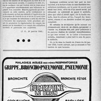0534 - Page LXIII-533 - A travers l’officiel. Réponses des ministres aux questions des parlementaires. Recours des assurés sociaux dont les employeurs n’ont pas rempli leurs obligations / Assurances sociales. Signature de l’acquit d'honoraires non perçus