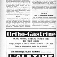 0537 - Page 536-LXVI - Correspondance. Honoraires. Privilège pour frais de dernière maladie / État civil. Constatation des décès