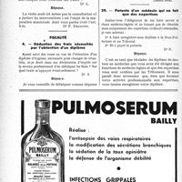 0539 - Page 538-LXVIII - Correspondance. Application du tarif des accidents du travail. Majoration dominicale / Fiscalité. Déduction des frais nécessités par l’obtention d’un diplôme / Patente d’un médecin qui ne fait que des expertises