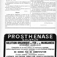 0549 - Page 548-VI - Correspondance. Études médicales. Droits des étudiants de province de se présenter à l’internat des hôpitaux de Paris
