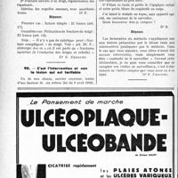 0551 - Page 550-VIII - Correspondance. Application du tarif des accidents du travail. Fracture ouverte d’un doigt / C’est l’intervention et non la lésion qui est tarifable