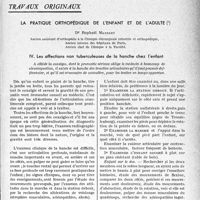 0558 - Page 557 - Partie scientifique. Travaux originaux. La pratique orthopédique de l’enfant et de l’adulte, Dr Raphaël Massart. Les affections non tuberculeuses de la hanche chez l’enfant