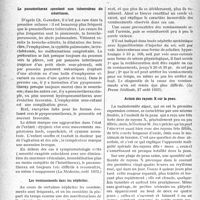 0573 - Page 572 - Partie scientifique. L'Actualité scientifique. La Presse. Le pneumothorax spontané non tuberculeux du nourrisson [(La Médecine, août 1932)] / Les vomissements dans les néphrites [(La Presse Médicale, 27 août 1932)] / Action des rayons X sur la peau [(Paris Médical, 13 août 1932, )]