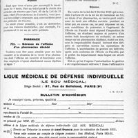 0598 - Page XXXIX-597 - Correspondance. Questions médico-militaires. Durée totale des périodes obligatoires / Pharmacie. Gérance de l’officine d’un pharmacien décédé