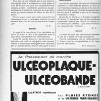 0669 - Page 668-LXVI - Correspondance. Application du tarif des accidents du travail. La consultation est tarifée 20 fr pour les seuls spécialistes / Le prix de la consultation est distinct pour les spécialistes et pour les omnipraticiens
