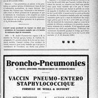 0680 - Page XIII-679 - A travers l’officiel. Réponses des ministres aux questions des parlementaires. Conditions du droit aux prestations de l’assurance-maternité / L’assuré social accidenté du travail n’a droit aux prestations de l’assurance-maladie que s’il justifie du minimum légal de versements