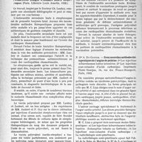0709 - Page 708 - Partie scientifique. L’actualité scientifique. Les Thèses. Prémunition de l’endocardite maligne secondaire lente à streptocoques, par Maurice-Louis Vialle (Paris. Librairie Louis Arnette, 1932) / Deux nouvelles méthodes thérapeutiques de l’angine de poitrine, par DrA. De Coster, Imprimerie Pierre Gourjon, Paris, 1932