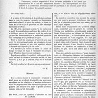 0715 - Page 714 - Partie professionnelle, Hygiène, Assistance, Mutualité, Intérêts corporatifs, Variétés. Travaux originaux. Chronique. Réintégration d’un membre exclu d’un syndicat médical [Dr Paul Boudin]