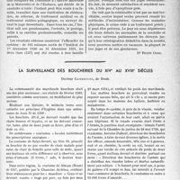 0722 - Page 721 - Partie professionnelle, Hygiène, Assistance, Mutualité, Intérêts corporatifs, Variétés. Travaux originaux. Actualité. En Italie. L’institut d'observation de Rome pour les enfants et les adolescents dévoyés / La surveillance des boucheries du XIVe au XVIIIe siècles, Docteur Caizergues