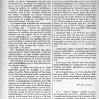 0723 - Page 722 - Partie professionnelle, Hygiène, Assistance, Mutualité, Intérêts corporatifs, Variétés. Travaux originaux. Actualité. «L'article 378» [Dr Le Duigou]
