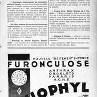 0752 - Page IX-751 - Dernières nouvelles. Société amicale des médecins alsaciens / L’Association professionnelle des Journalistes médicaux français / La Caisse mutuelle de retraites des Journalistes médicaux français / Hommage au Docteur Raymond Durand-Fardel / Voyages de la « Revue d’Hygiène par le Tourisme » / Hôpitaux de Toulouse