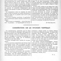 0777 - Page 776 - Partie scientifique. Travaux originaux. La galvanisation cérébrale, traitement peu connu et très efficace des troubles nerveux [Dr J. Frumusan]. Glandes parathyroïdes dans leurs manifestations pathologiques. Tétanies. Maladie de Recklinghausen. Maladie de Page! Rhumatisme chronique déformant, d'après le Docteur Massière. Pour lutter contre le déséquilibre parathyroïdien / Considérations sur les psychoses puepérales