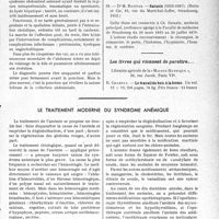 0786 - Page 785 - Partie scientifique. L’actualité scientifique. Les Thèses. Contribution à l’étude du cholépéritoine hydatique, par Dr A. Candon (Imprimerie de l’«Abeille Cauchoise », Yvetot) / Sarazin, par Dr M. Bastier (1833-1887). (Heitz et Cie, Strasbourg, 1932) / Les livres qui viennent de paraître… / Le traitement moderne du syndrome anémique