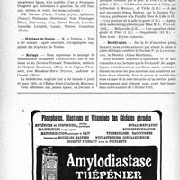 0819 - Page 818-VIII - Dernières nouvelles. Les nouveaux Thermes d’Aix-les-Bains construits par l’État / Journaux médicales belges de 1933 / Hôpitaux de Nantes / Mariage / Aesculape / Rectification